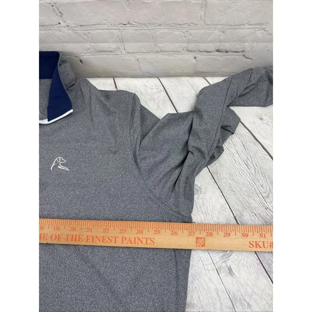 Rhoback 1/4 Zip Pullover Shirt Men's 2XL Heather Gray Stretch Performance Golf - Picture 8 of 9